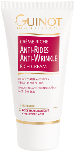 Crème riche anti-ride,  peau sèche